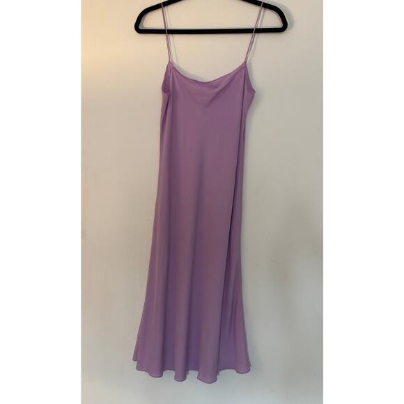 The Row Slip Dress Purple Sleeveless with Square Neckline - Picture 1 of 5